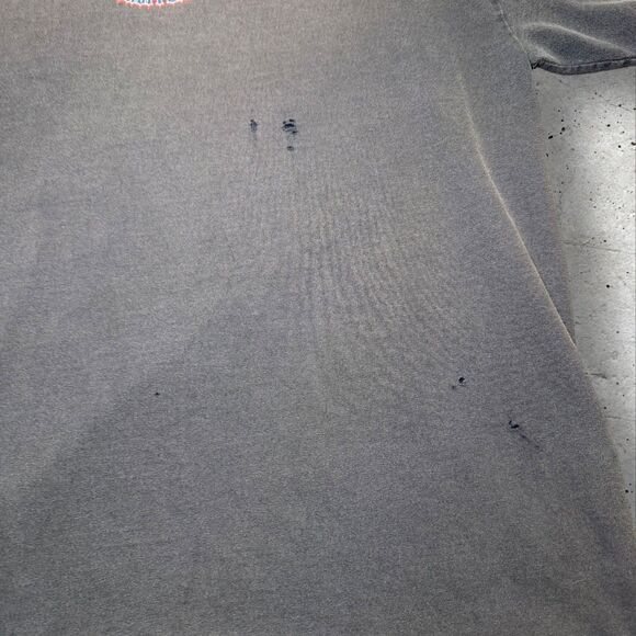 Vintage Orange County Choppers New York Eagle Biker T-Shirt Black Distressed - Picture 7 of 12